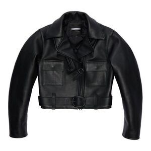 Harley Davidson Vanson Cow Leather Jacket Cropped Slim Classic Size XS